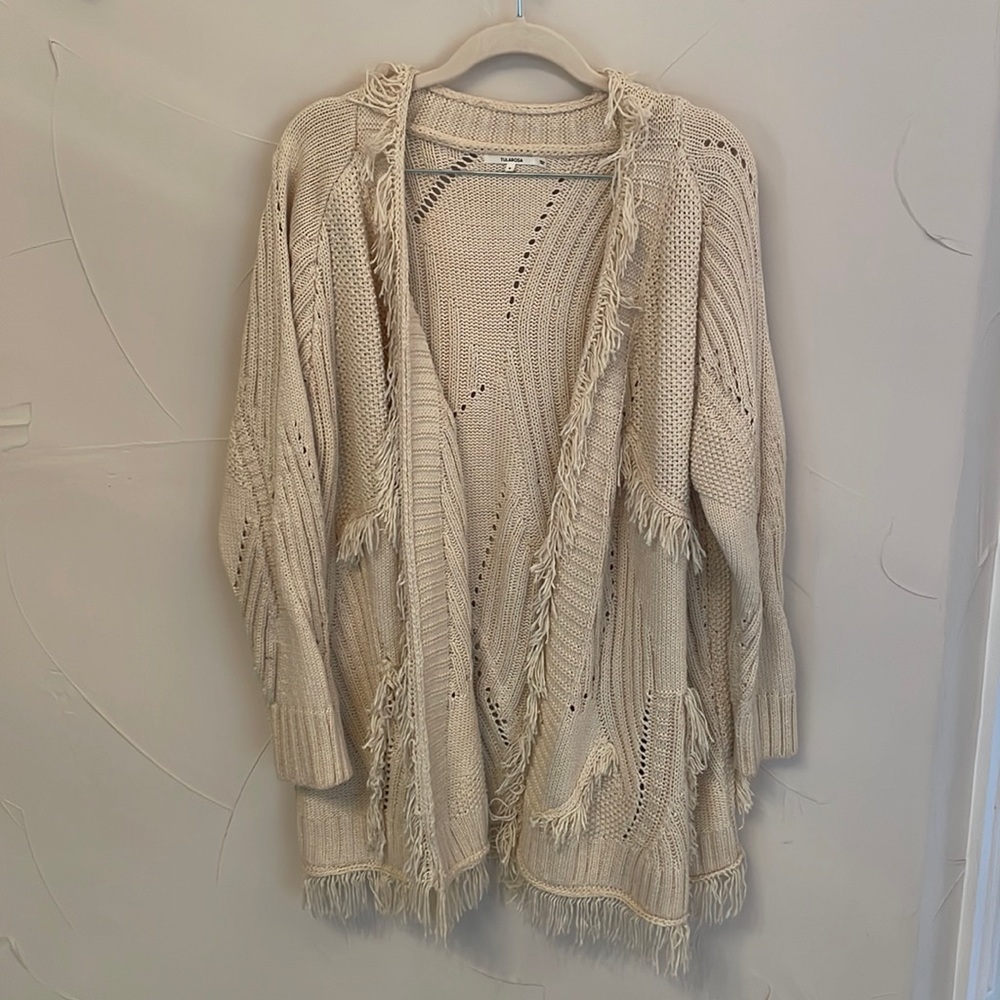 SOLD- Tularosa Fringe Sweater